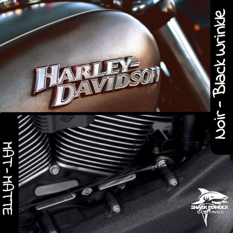 Black Wrinkle Polyester Powder Coating textured finish