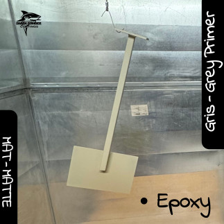 Gray Epoxy Primer Powder Coating / Undercoat / Primer – Long-Lasting Protection | Shark Powder Coatings