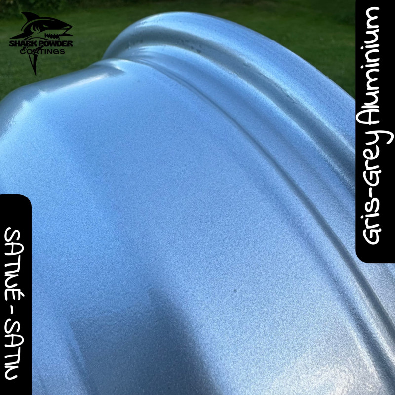 Satin Aluminium Grey Polyester Powder Coating Special Wheels