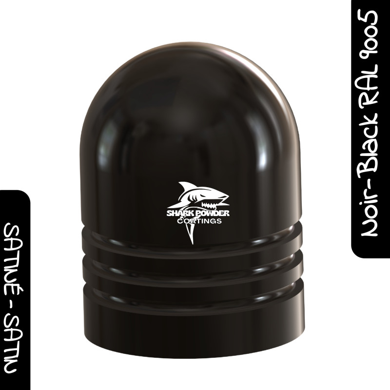 Satin Black Polyester Powder Coating RAL 9005