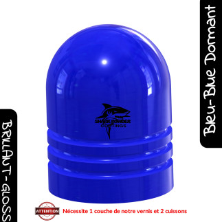 Poudre Thermolaquage Dormant Bleu – Finition Éclatante et Effet Candy | Shark Powder Coatings