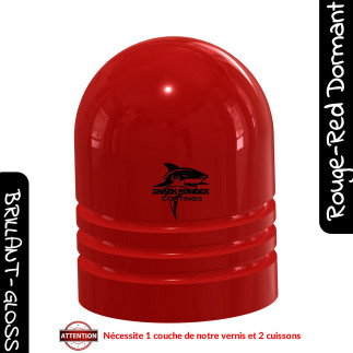 Poudre Polyester Dormant Rouge Candy – Finition Éclatante et Durable | Shark Powder Coatings