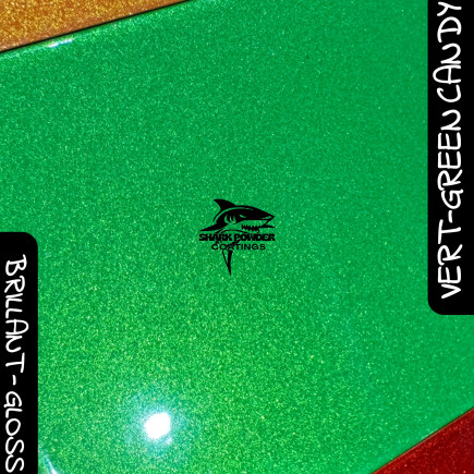 Gloss Green Sparkle Dormant Polyester Powder Coating