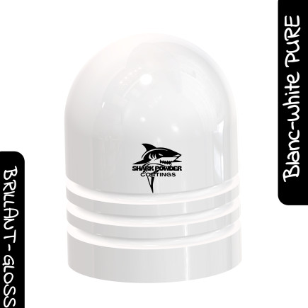 Poudre Thermolaquage Blanc Pur Brillant RAL 9003 | Shark Powder Coatings