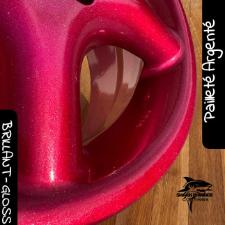Vernis Incolore Pailleté Argenté N°05 - Finition Brillante | Shark Powder Coatings