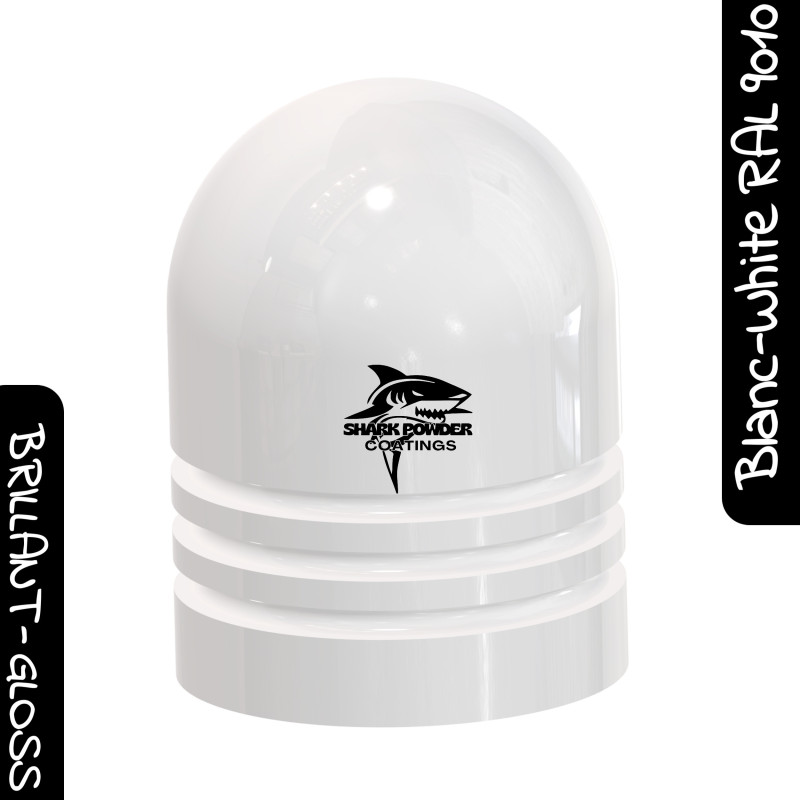 Gloss White Polyester Powder Coating RAL 9010