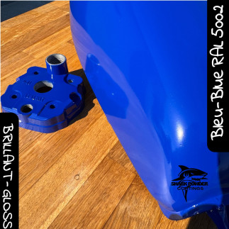 Poudre Thermolaquage Bleu Brillant RAL 5002 | Shark Powder Coatings