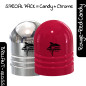 SPECIAL PACK – Poudre Polyester Rouge Framboise Candy + Chrome Silver | Shark Powder Coatings