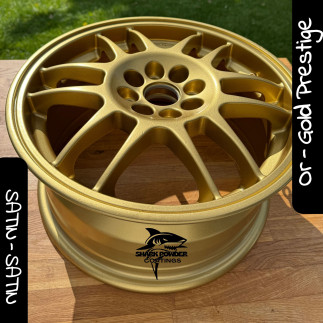 Poudre Polyester Or Prestige Satiné - Finition Durable | Shark Powder Coatings