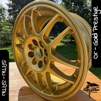 Poudre Polyester Or Prestige Satiné - Finition Durable | Shark Powder Coatings