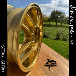 Poudre Polyester Or Prestige Satiné - Finition Durable | Shark Powder Coatings