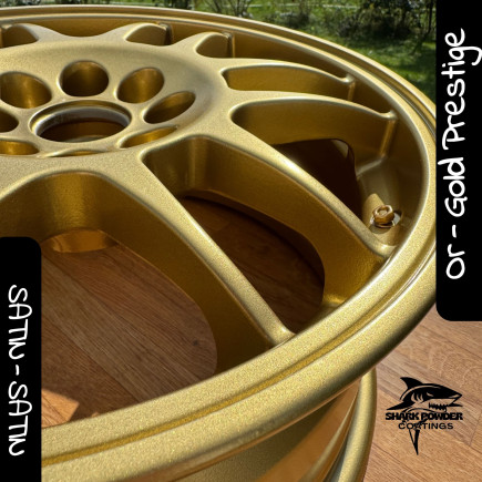 Satin Gold Prestige – Polyester Powder Coating