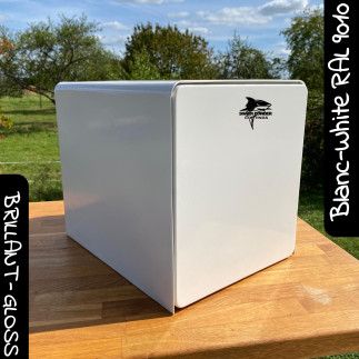 RAL 9010 Glossy White Polyester Powder Coating– Bright and Durable Finish | Shark Powder Coatings