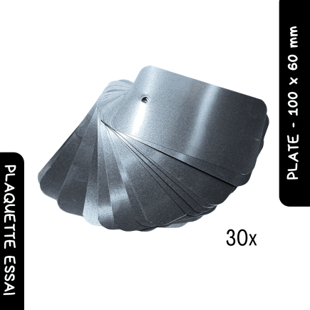 Steel test panels 100x60 (x30) | Shark Powder Coatings