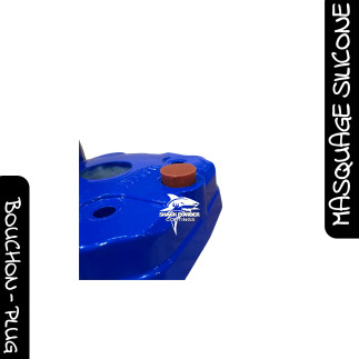 Set of 10 conical silicone plugs 300 °C 25 mm Ø10–15 mm | Powder Coating