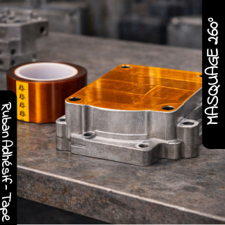 Amber polyimide tape 50 mm high temperature | Powder coating