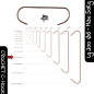 Pack of 10 large opening C hooks for powder coating 200mm Ø6mm 50kg | Shark Powder Coatings