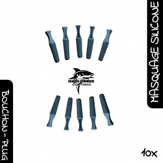 Lot de 10 bouchons à visser M8 silicone 300 °C | Thermolaquage