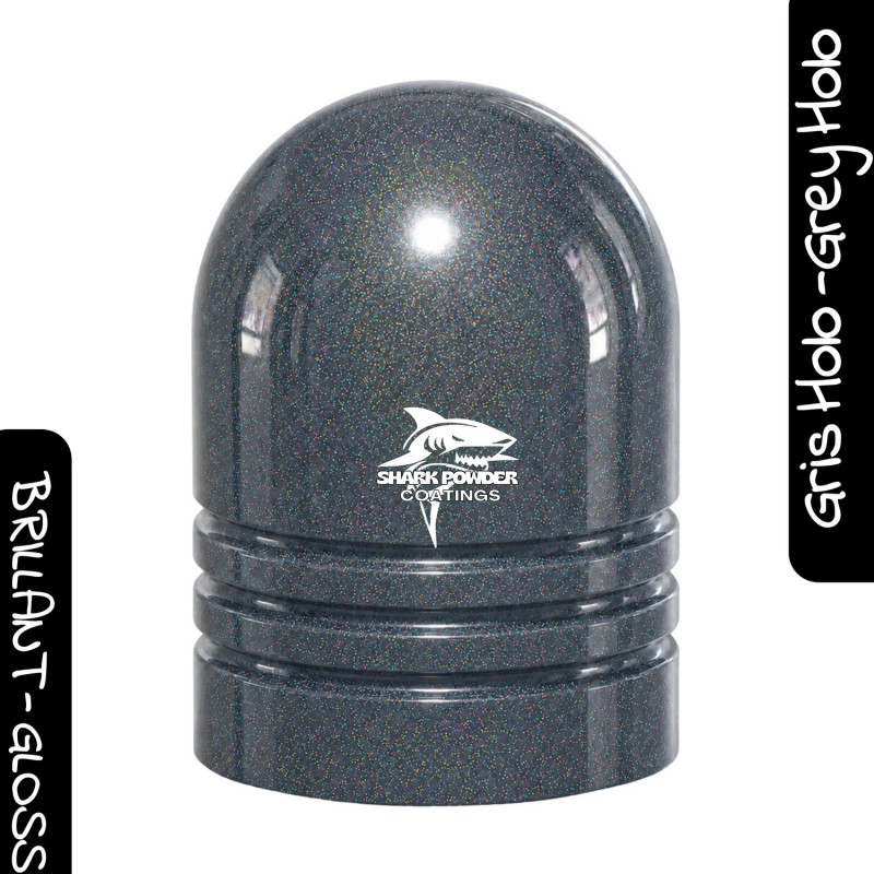 Holographic Anthracite Polyester Powder - Holo Grey