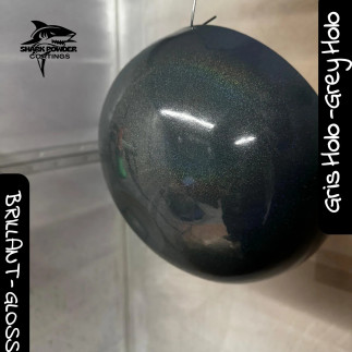 Poudre Holographique Anthracite Holo Grey | Shark Powder Coatings