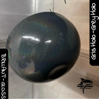 Holographic Anthracite Powder Coating Holo Grey | Shark Powder
