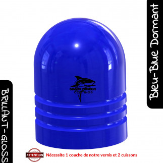 Poudre Thermolaquage Dormant Bleu – Finition Éclatante et Effet Candy | Shark Powder Coatings