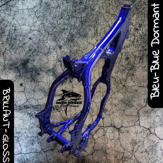 Dormant Blue Polyester Powder Coating – Vibrant Finish and Candy Effect | Shark Powder Coatings