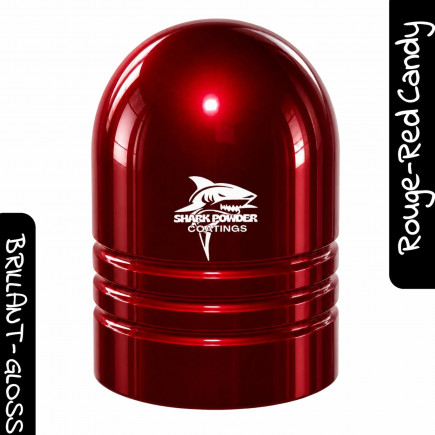 Poudre Thermolaquage Rouge Candy – Finition Éclatante et Durable | Shark Powder Coatings